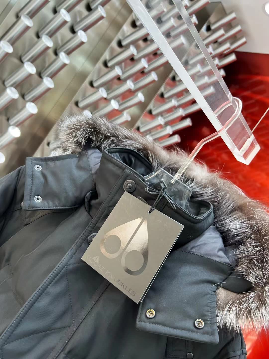 Moose Knuckles Fur Hood Long Down Parka Moose Knuckles Fur Hood Long Down Parka